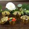 20 Vintage Gold Rose Plastic Party Favor Boxes with Lids Events Decorations